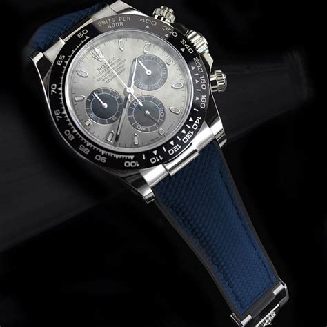 rolex daytona light blue blue strap|Rolex Daytona Blue Rubber Strap .